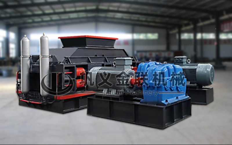 液壓對輥制砂機-大型直連對輥破碎機價格-液壓調節省力