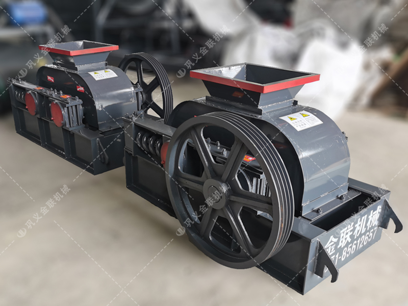 2PGC400X400雙齒輥破碎機發貨圖片_發往廣西百色_破碎錳礦