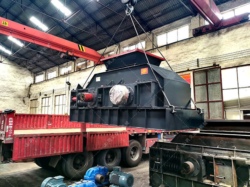 大理石下腳料制砂機(jī)-對(duì)輥制砂機(jī)廠家哪家好？